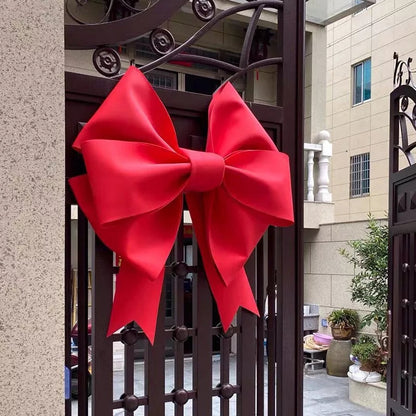 Oversized DIY Christmas Bow Kit – Giant Front Door Bow for Trees, Weddings, Parties, Store Displays, Holiday Home Décor, and Craft Projects