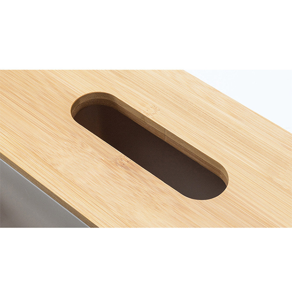 Elegant Wooden Tissue Box Holder – Sturdy Paper Storage Organizer with Easy Refill Design for Home, Restaurant, Hotel and Car