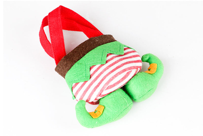 Elf Candy Gift Bags – Christmas Party Treat Sacks with Boot Design, Holiday Stocking Bags for Kids, Home Décor & New Year Celebrations