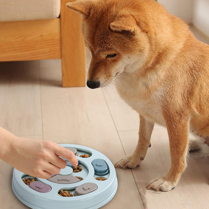 Interactive Dog Puzzle Feeder Toy - IQ Training Treat Dispenser for Mental Stimulation, Slow Eating & Enrichment Fun