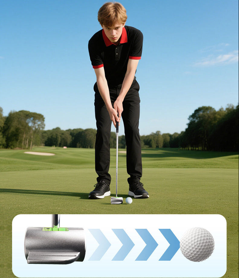 Golf Putting Accuracy Trainer – Small-Head Practice Device for Mastering Ball Contact, Light Push Control and Consistent Putting Precision