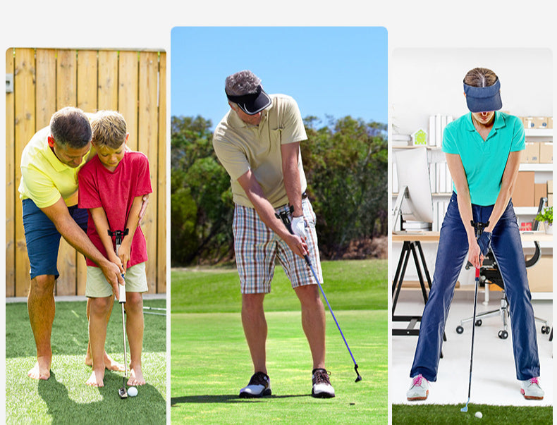 PGM Golf Putter Trainer – Adjustable-Length Practice Aid with Fixed-Wrist Support for Improving Putting Form, Alignment, Control and Consistency
