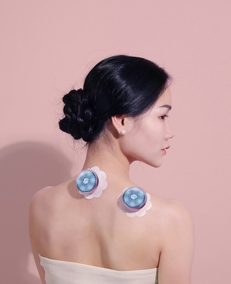 Smokeless Electric Moxibustion Therapy Device – Heated Neck & Shoulder Massager with Herbal Acupoint Treatment for Relaxation, Pain Relief & Wellness