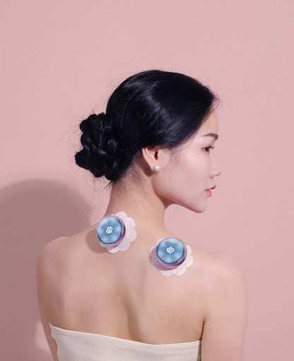 Smokeless Electric Moxibustion Therapy Device – Heated Neck & Shoulder Massager with Herbal Acupoint Treatment for Relaxation, Pain Relief & Wellness