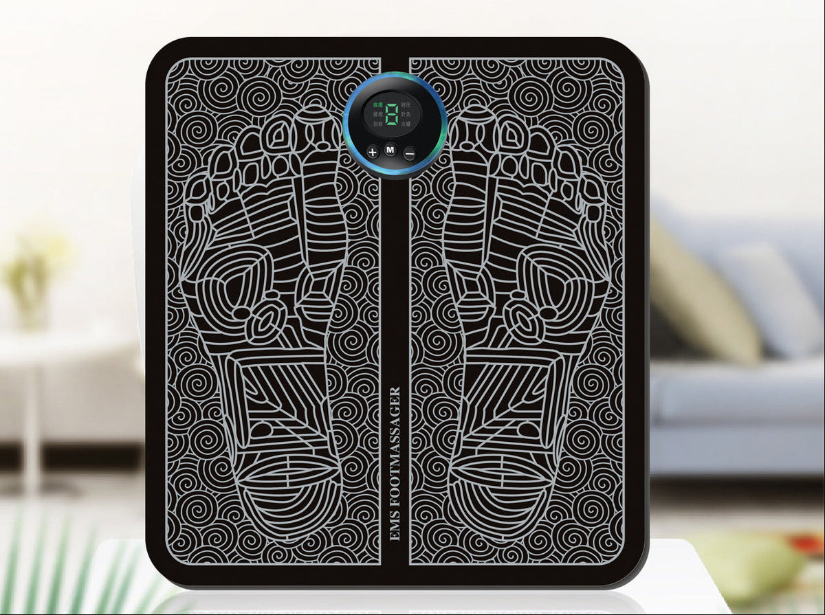 Electric Foot Massage Machine – Multifunctional EMS Vibration Massage Pad for Relaxation, Daily Foot Care and Comfortable Home Use