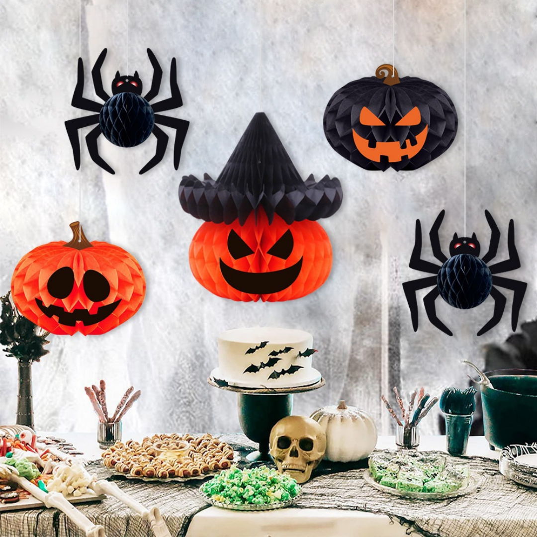 Foldable Bat Paper Lantern – Classic Halloween Hanging Decoration for Indoor and Outdoor Parties, Haunted Displays and Spooky Holiday Atmosphere