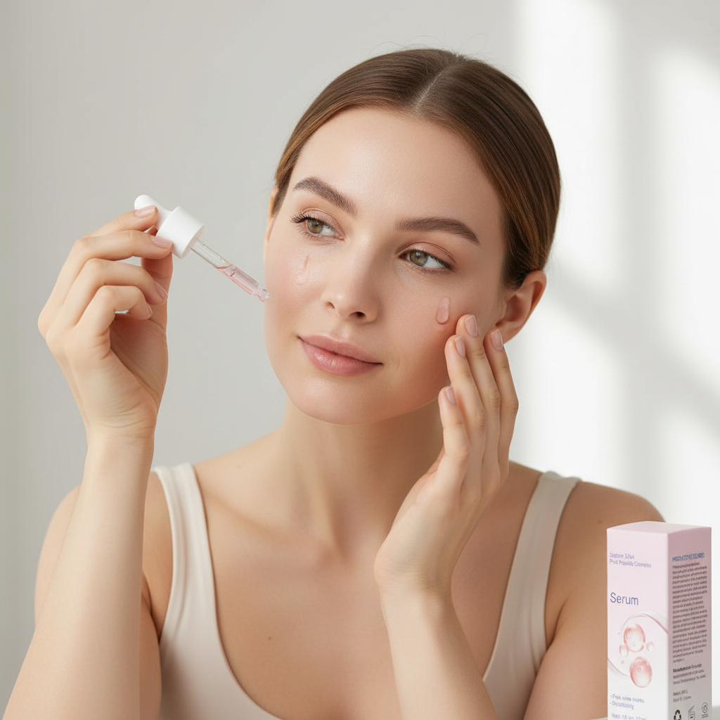 PDRN Peptide Serum – Fast-Absorbing 30ML Formula for Acne-Mark Care, Smoother-Looking Texture and Daily Brightening Skin-Care Routines