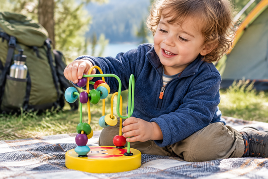 Animal Bead Learning Toy – Cute Round-Bead Educational Activity for Babies and Toddlers, Supporting Color Recognition, Coordination and Fine Motor Skills