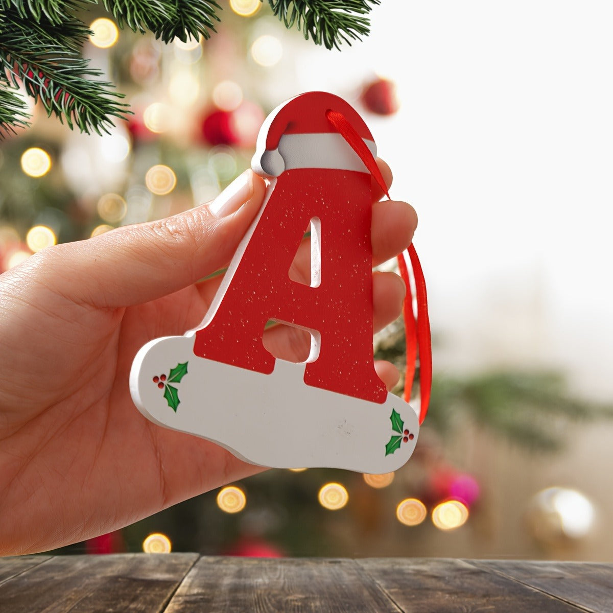 Alphabet Letter Christmas Ornaments – 26-Piece A–Z Hanging Tree Decorations for Home, Holiday Parties, Navidad & New Year 2026 Accessories