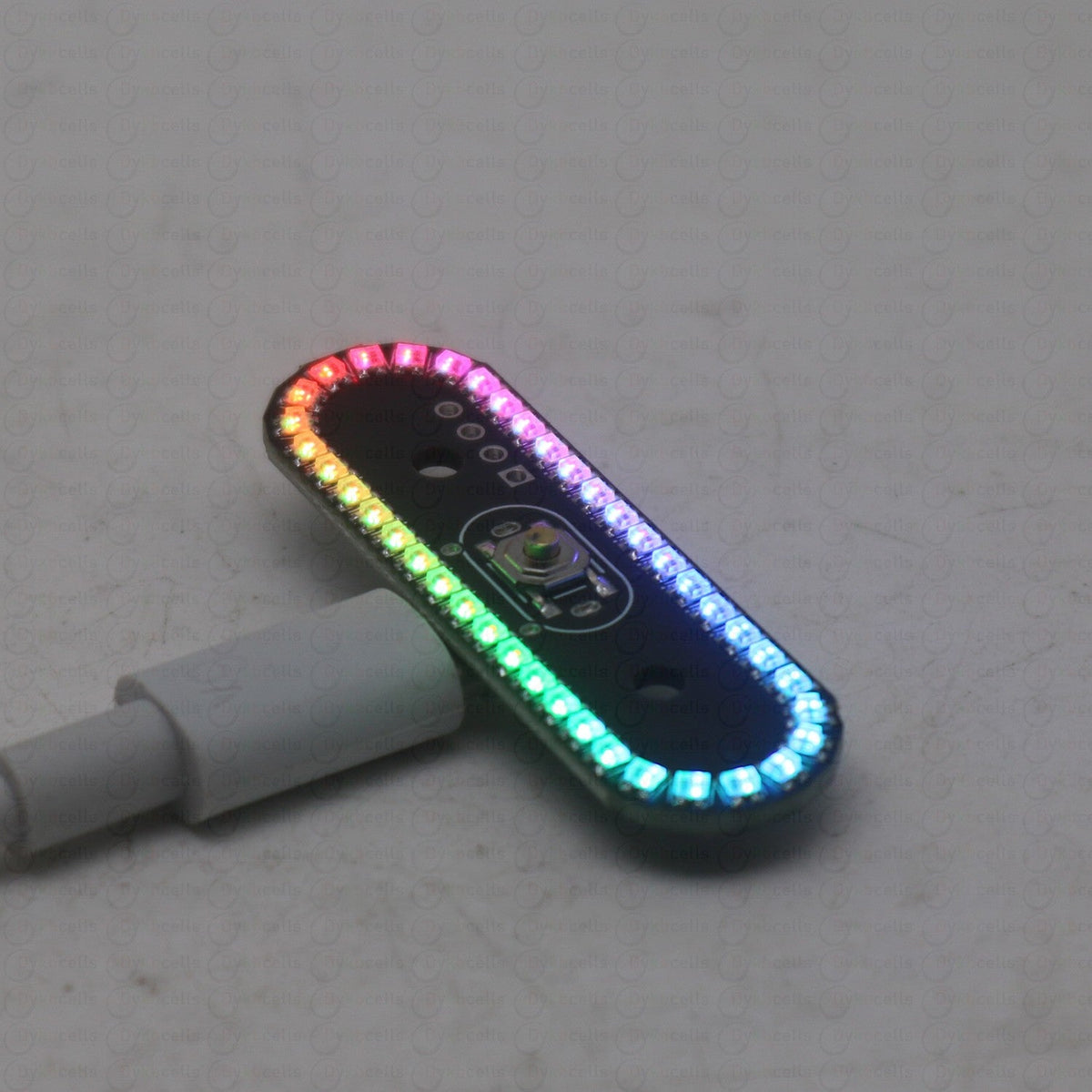 Multi-Effect LED Tail Light – Wireless Colorful Flowing Gradient Breathing Lamp for RC Cars, Aircraft and Drones with Dynamic Flashing Effects