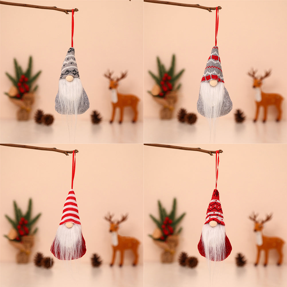 Santa Faceless Gnome Wall Decor – Adorable Hanging Christmas Dwarf Ornament for Xmas Trees, Holiday Dinners, Festive Home Styling, and Cozy Seasonal Atmosphere