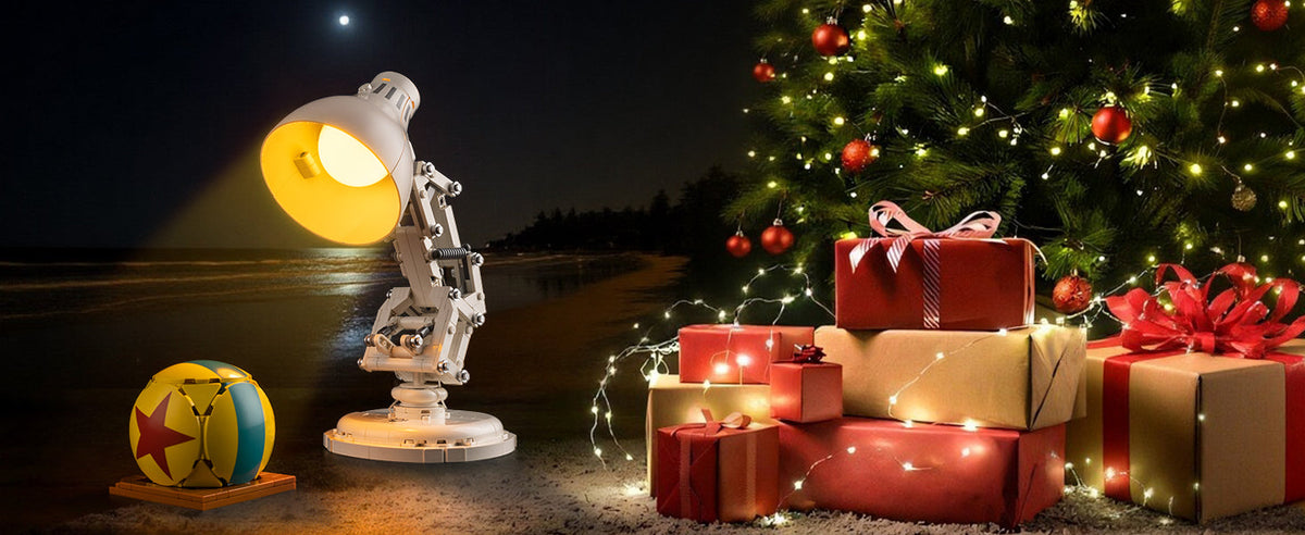 LED Light Kit for Pixar Luxo Jr Model-Decorative Lighting Upgrade Compatible with Building Block Displays
