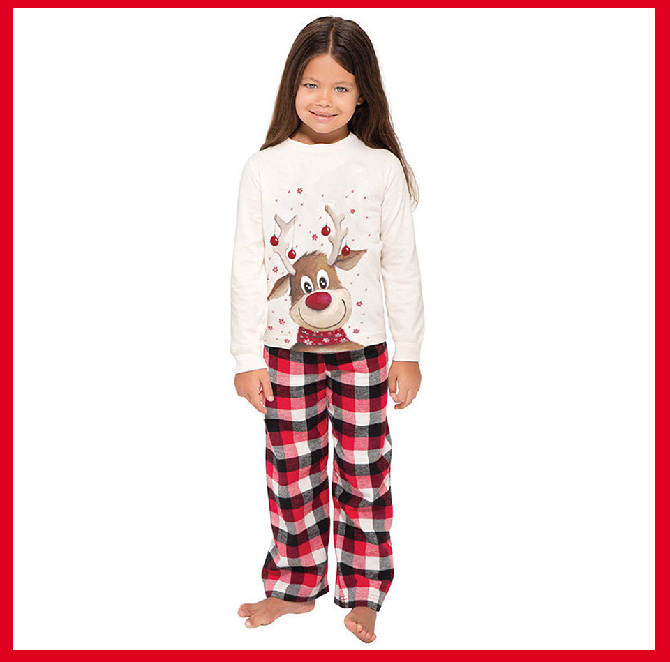 Family Matching Christmas Holiday Pajamas – Mother, Father, Kids, and Baby Lounge Set, Cozy Holiday Sleepwear for Festive Family Outfits