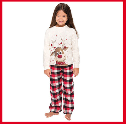 Family Matching Christmas Holiday Pajamas – Mother, Father, Kids, and Baby Lounge Set, Cozy Holiday Sleepwear for Festive Family Outfits