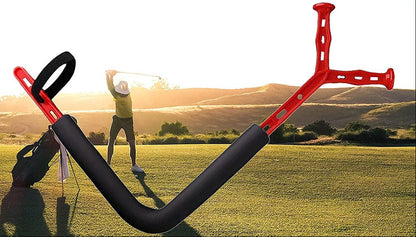 Outdoor Golf Swing Trainer – Rotational Posture Aid for Improving Swing Mechanics, Body Position, Consistency and Efficient Golf Practice Sessions