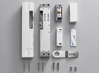 Hydraulic Door Closer Damper – Silent Automatic Closing Buffer for Wooden Doors with Anti-Pinch Protection and Easy External Household Installation
