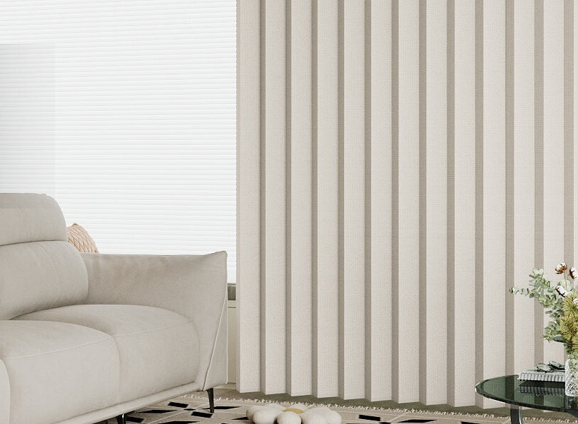 Blackout Door Curtain – Accordion Folding Room Divider Curtain for Doorways & Closets, Pleated Fabric Panel with Hooks