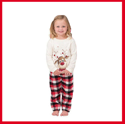 Family Matching Christmas Holiday Pajamas – Mother, Father, Kids, and Baby Lounge Set, Cozy Holiday Sleepwear for Festive Family Outfits
