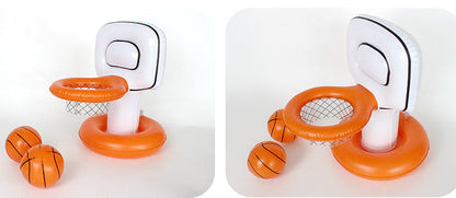 Inflatable Pool Basketball Hoop – PVC Water Game Set for Kids, Parent-Child Play, Summer Pool Parties and Creative Outdoor Fun