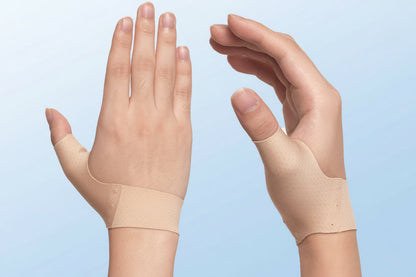 Elastic Thumb Support Sleeve – Compression Thumb Brace for Mild Tenosynovitis Pain, Skin Protection and Comfortable Ambidextrous Everyday Support