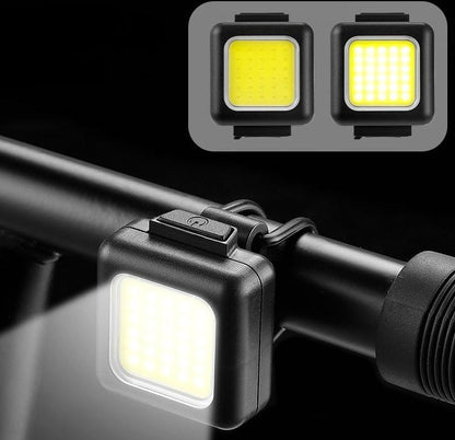 Rechargeable Bicycle Lights – Compact LED Front and Rear Bike Light Set for Night Riding and Outdoor Adventures