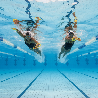 Figure-8 Swimming Forearm Trainer – Wear-Resistant Stroke Aid for Backstroke and Breaststroke Practice, Improving Arm Position, Fulcrum Control and Technique