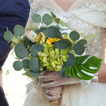 Artificial Eucalyptus Leaves Set – 50/100PCS Greenery Stems for Wedding, Christmas and Home DIY Decor