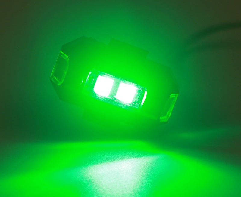 LED Anti-Collision Warning Light - 7-Color Strobe RC Drone Flash, Motorcycle Turn Signal Indicator for High-Visibility Safety