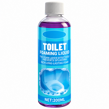 Smart Toilet Foaming Liquid Refill – 200ML Long-Lasting Anti-Splash Foam Shield Cleaner with Fresh Odor Control for Cleaner Bathroom Use
