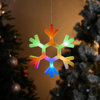 Battery-Powered Window Wall Lights – Snowflake, Stocking & Bell Designs with Suction Cups for Holiday Decor, Ramadan Ambience, and Festive Home Styling