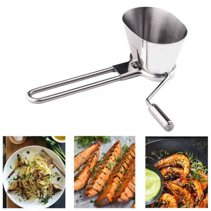 Stainless Steel Herb Mill Grinder – Rotary Handheld Vegetable Shredder for Parsley, Mint, Coriander, and Fresh Herbs