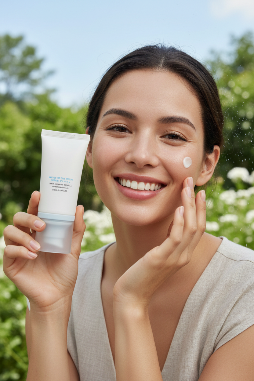 Centella Hyalu Cica Sunscreen Set – SPF50 Moisturizing Sun Serum and Cream for Hydrated Protected Skin