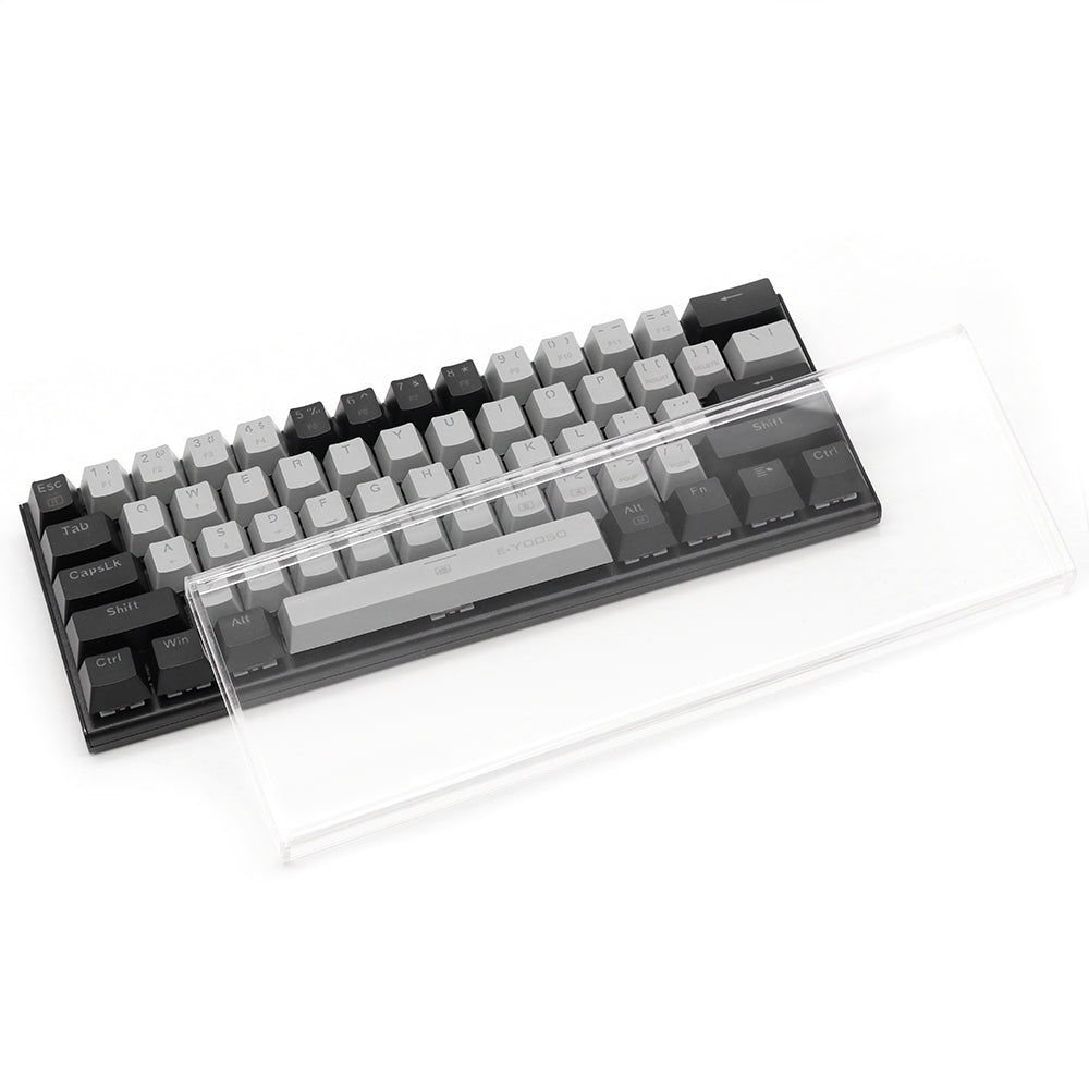 Acrylic Mechanical Keyboard Dust Cover – Transparent Pet-Proof Air Shield for 40% 60% 65% 75% Keyboards with Waterproof Protection & Dust Prevention