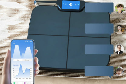 Smart WiFi Body Composition Scale – Digital BMI Analyzer with 28 Health Metrics, Muscle Mass Tracking and Mobile App Support