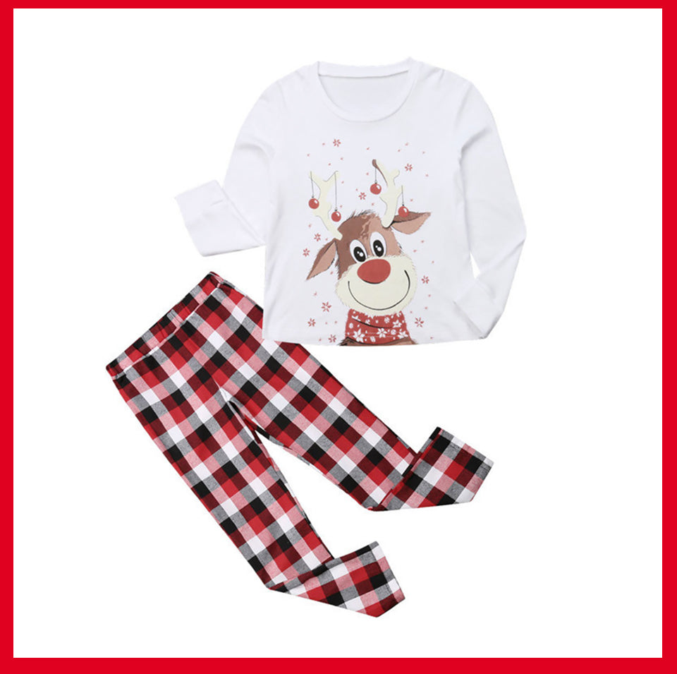 Family Matching Christmas Holiday Pajamas – Mother, Father, Kids, and Baby Lounge Set, Cozy Holiday Sleepwear for Festive Family Outfits