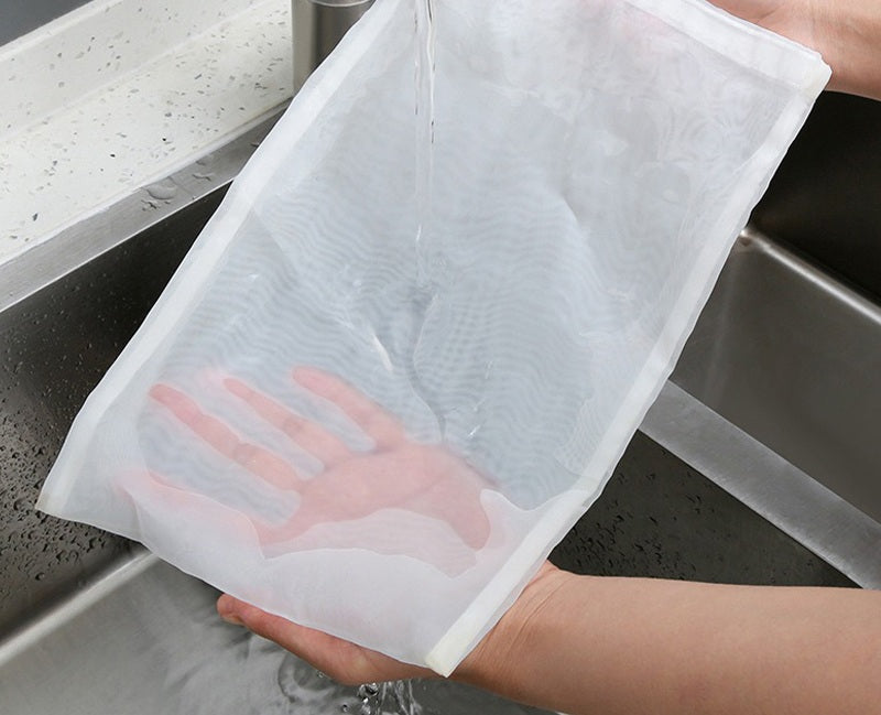 Reusable Nylon Mesh Filter Bag - Multi-Use Food Strainer for Tea, Yogurt, Cheese, Brew, Nut Milk & Soy Milk Preparation