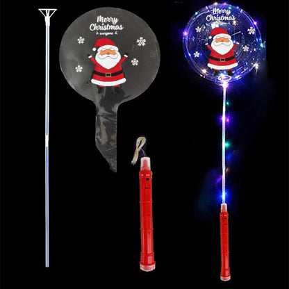 LED Light-Up BOBO Balloon Set – Flashing Handle Christmas & Birthday Party Balloons for Kids, New Year Toys, Festive Décor & Celebration Accessories
