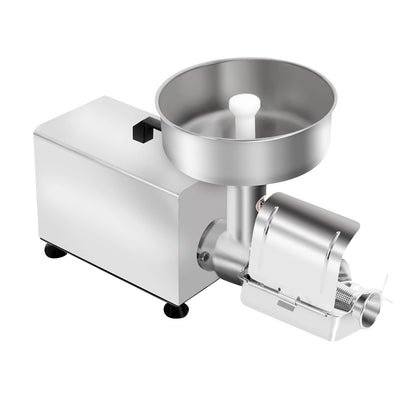 Electric Tomato Sauce Maker – 450W Food-Grade Stainless Steel Strainer with 110LB Capacity for Jam, Tomato Puree and Commercial Kitchen Prep