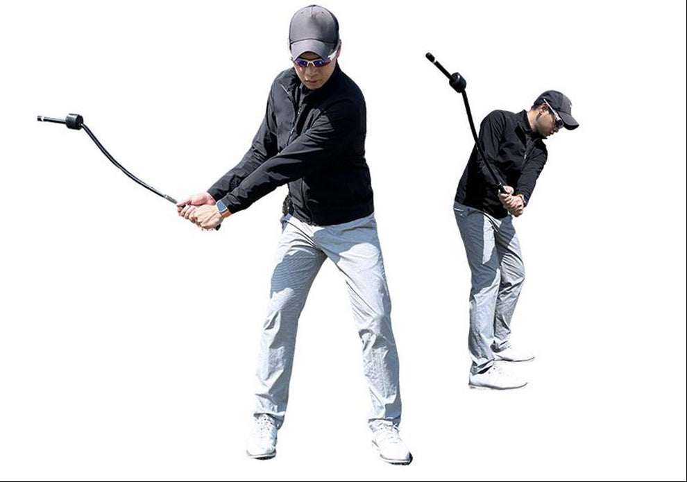 Golf Warm-Up Swing Stick – Portable Inertia Trainer for Finding Center of Gravity, Improving Tempo, Balance and Pre-Round Practice