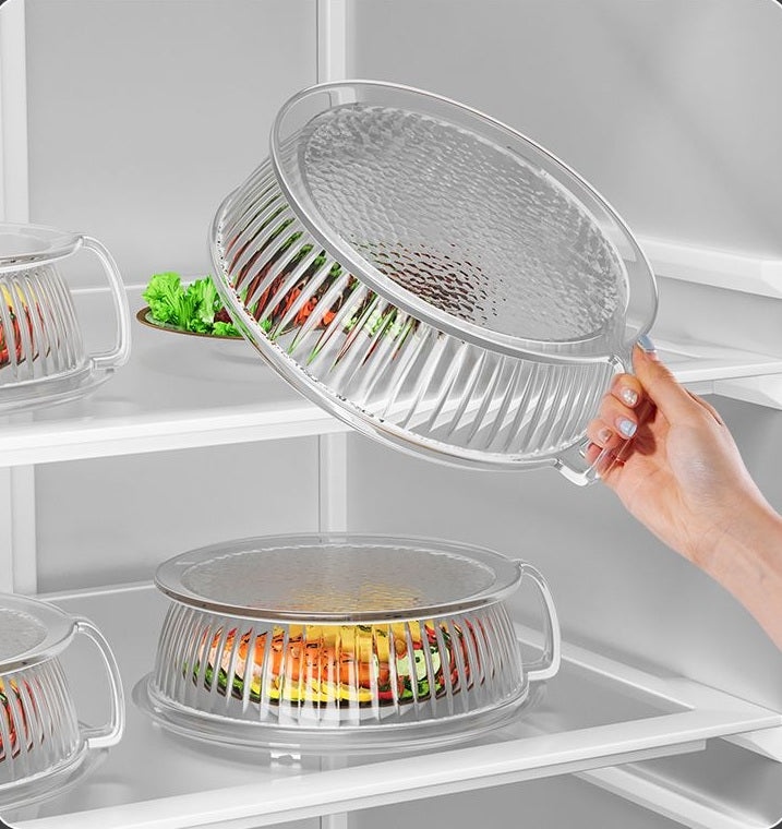 Microwave Splash-Proof Bowl Cover – Heat-Resistant Food-Grade Lid for Safe, Clean, and Mess-Free Reheating