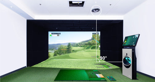 Golf Simulator Turf Mat – 1040x350MM Striated Swing Practice Surface for Indoor Training, Simulator Setups and Consistent Club Contact Feedback