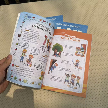 Children’s Street-Smart and Leadership Book Set – Two English Educational Comic Books for Parent-Child Reading, Life Skills and Early Learning