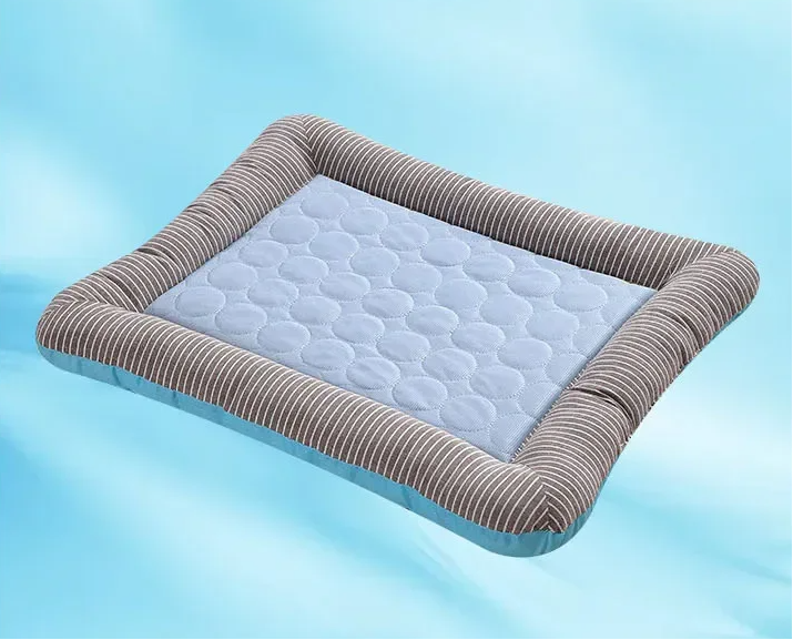 Cooling Pet Bed Mat – Breathable Ice Silk Dog and Cat Cooling Pad for Summer Sleeping, Soft Puppy Kitten Blanket with Comfortable Support