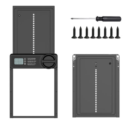 Smart Aluminum Alloy Automatic Chicken Coop Door – Hen Flap with Timer & Manual Mode, Anti-Clamp Design for Poultry Safety