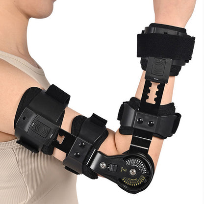 Adjustable Elbow Joint Fixation Brace – Hinged Arm Sling Support Orthosis for Shoulder, Forearm & Post-Surgery Rehabilitation Use