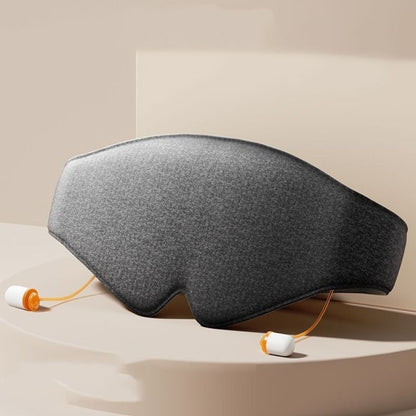 Blackout Sleep Mask – 3D Soft Shading Eye Cover with Noise-Reducing Ear Plugs for Travel, Naps, Meditation and Comfortable Rest Anywhere