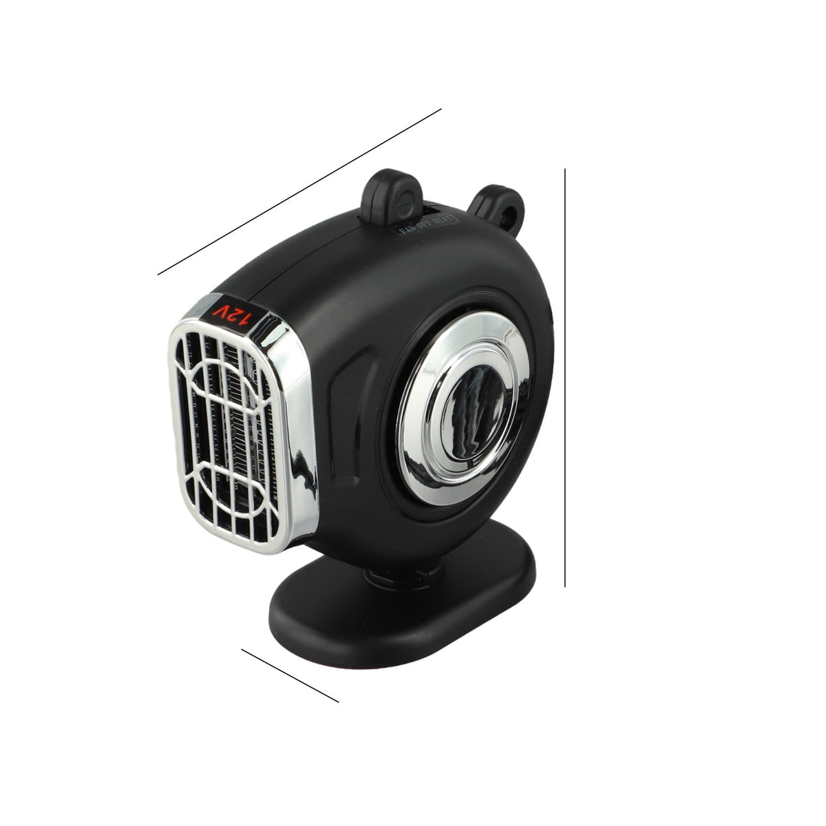 Dual-Purpose Car Heater & Defogger – Compact Energy-Saving Electric Fan for Winter Interior Heating & Dehumidifying