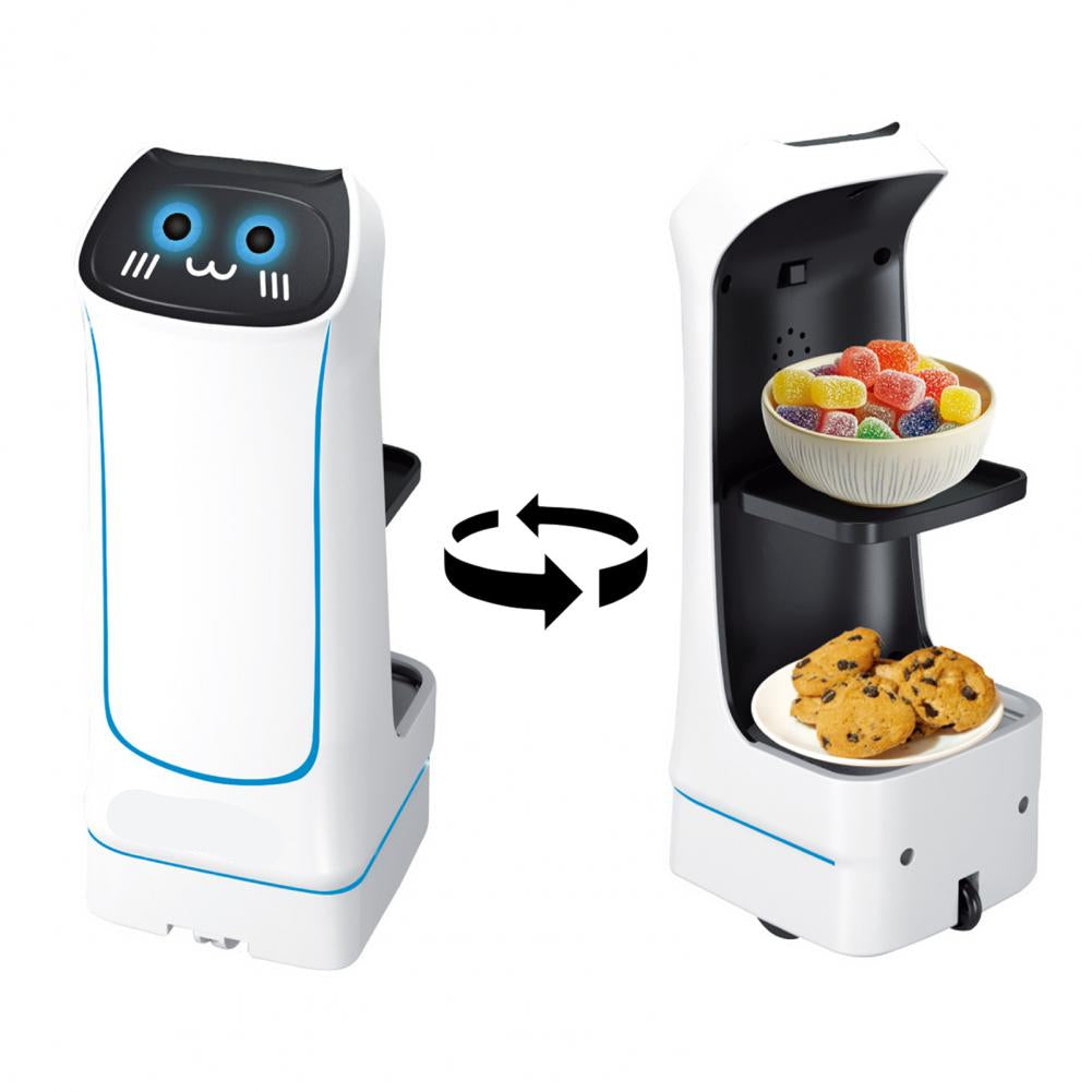 Remote-Controlled Food Delivery Robot Toy – Electric Transport Car for Carrying Small Items, Interactive Games and Funny Birthday Surprise Gifts