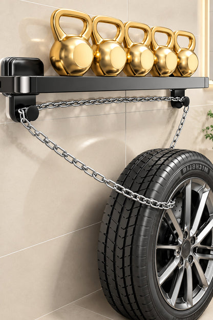 Folding Suction Cup Towel Rack – No-Drill Wall-Mount Bathroom Hand Towel Holder for Space-Saving, Convenient and Damage-Free Organization