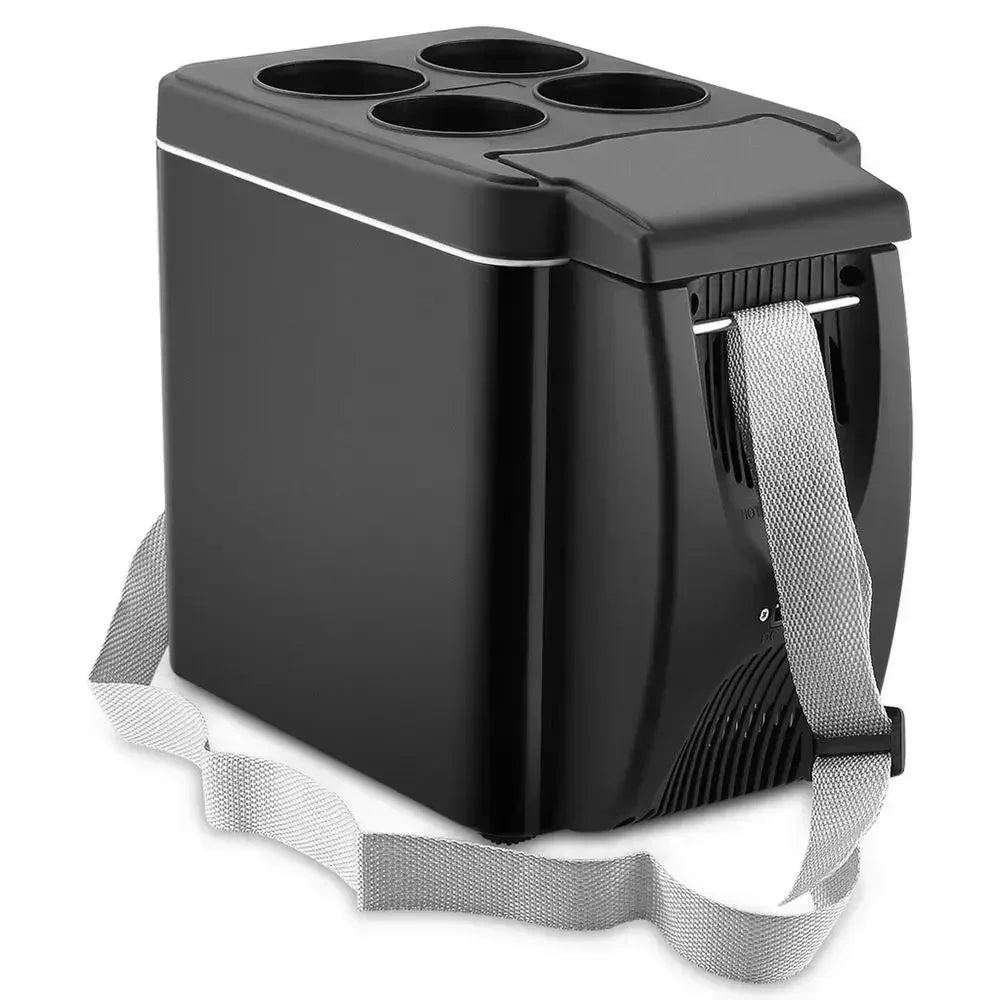Mini Car Refrigerator 6L – Portable 12V Thermoelectric Cooler for Fruits, Drinks and Travel Use